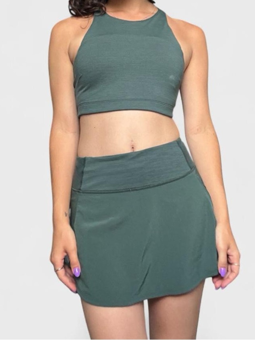 Outdoor Voices Forest Green Active Skort